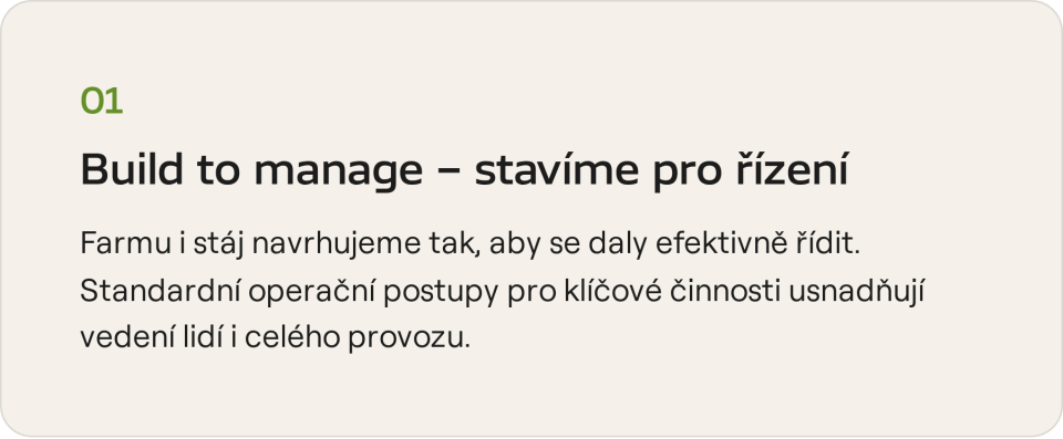 Build to manage