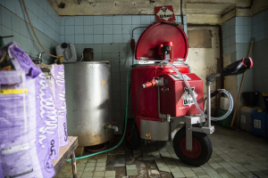 Mobilní krmný vozík MilkShuttle – z provozu