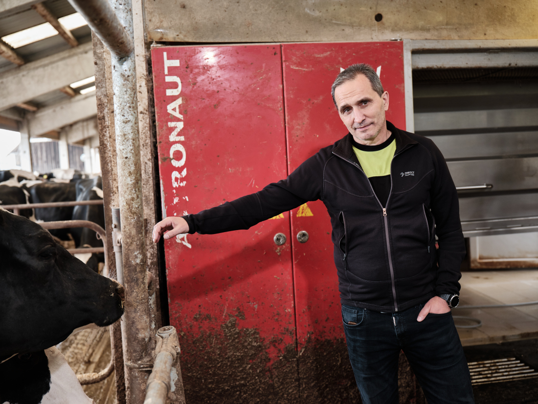 Lely Astronaut na farmě v Řetové
