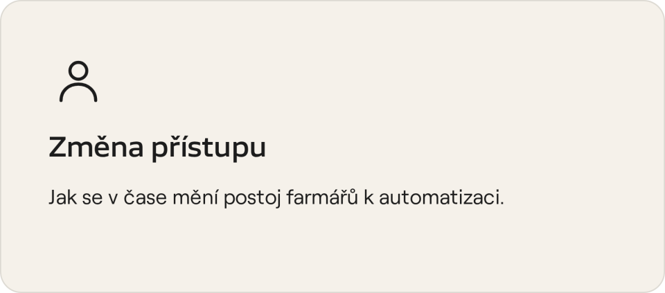 Změna přístupu